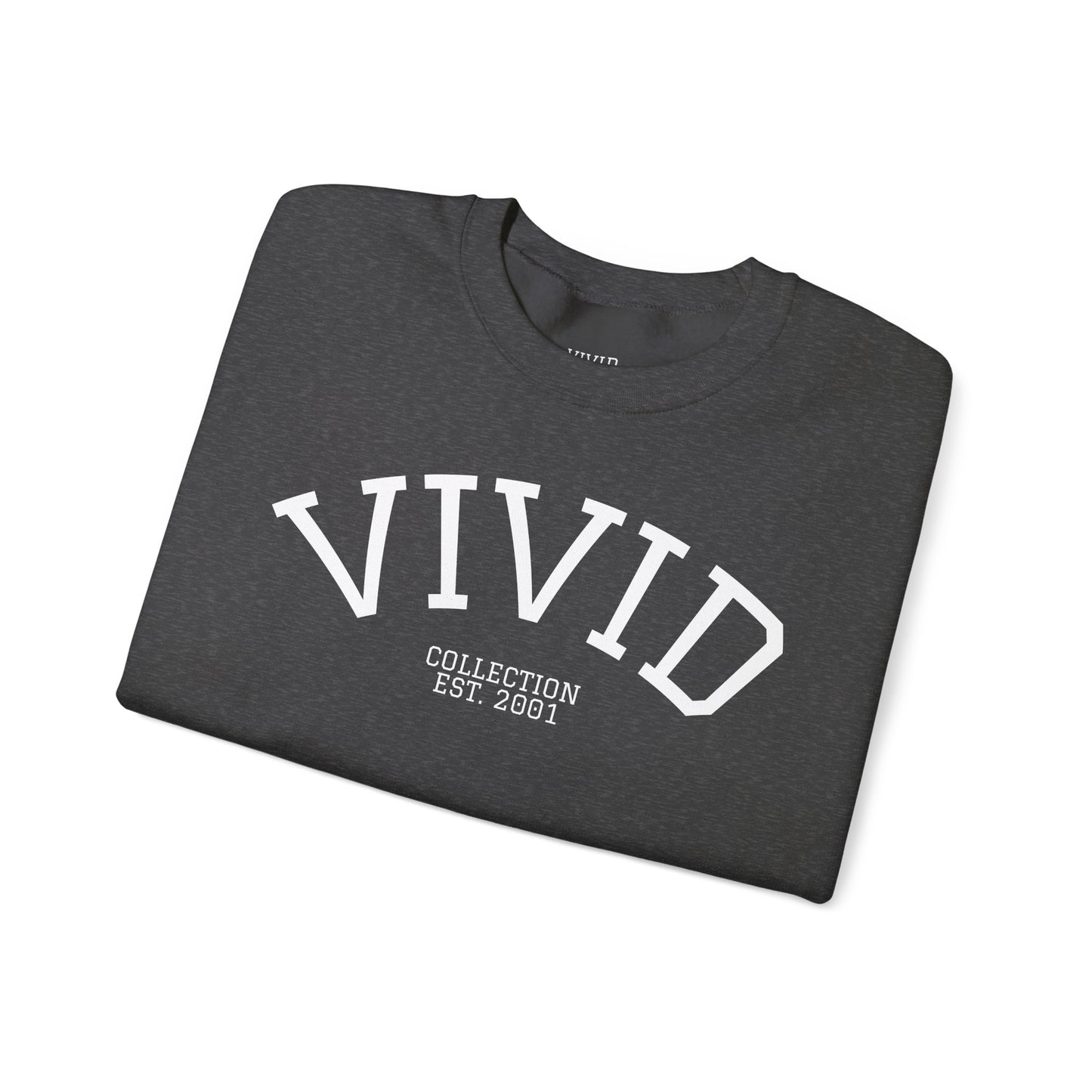 Vivid Collection 'Varsity' Unisex Crewneck Sweatshirt