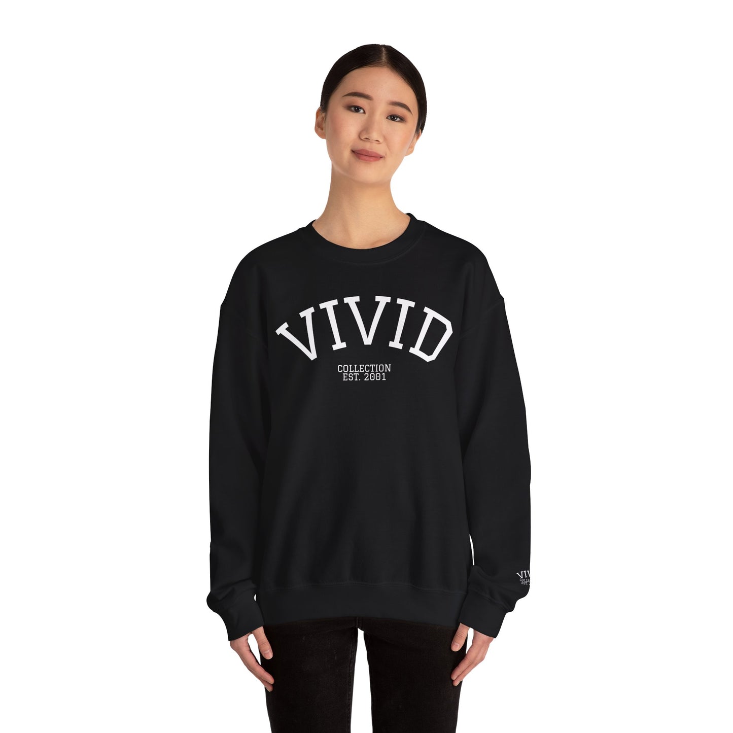 Vivid Collection 'Varsity' Unisex Crewneck Sweatshirt
