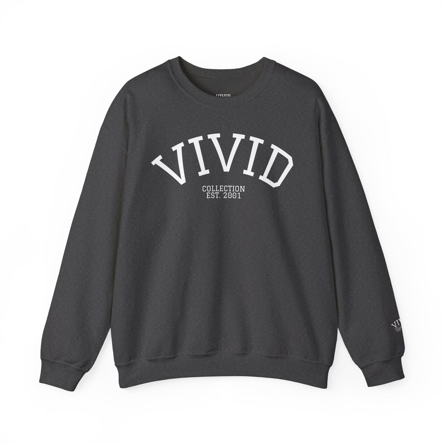 Vivid Collection 'Varsity' Unisex Crewneck Sweatshirt