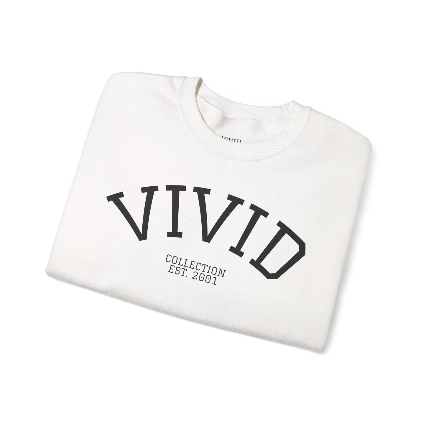 Vivid Collection 'Varsity' Unisex Crewneck Sweatshirt